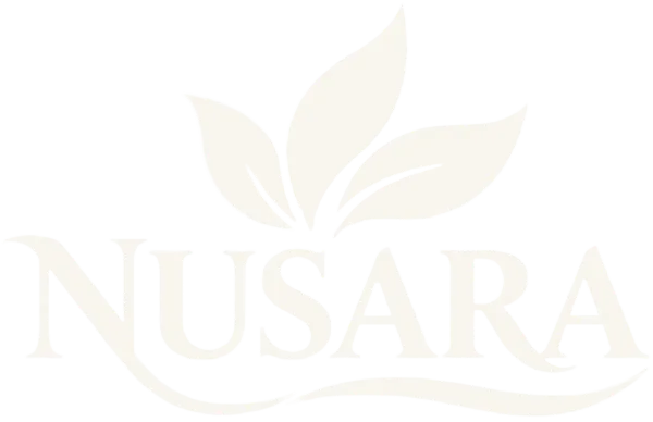 Nusara Logo White Version
